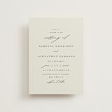 "Softly Swept" - Wedding Invitations in Ivory by Carolyn Nicks - Front