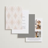 "Grace" - Wedding Invitations in Porcelain by Leah Bisch - Back of Card Options