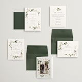"Grace" - Wedding Invitations in Porcelain by Leah Bisch - Invitation Suite