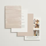 "Getaway" - Wedding Invitations in Snow by Erin L. Wilson - Back of Card Options