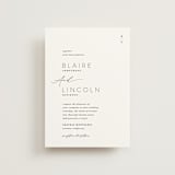 "Paire" - Wedding Invitations in Tuxedo by Kate Ahn - Front