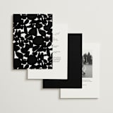 "Paire" - Wedding Invitations in Tuxedo by Kate Ahn - Back of Card Options