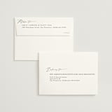 "Paire" - Wedding Invitations in Tuxedo by Kate Ahn - FREE Recipient Addressing