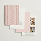 "Charleston" - Wedding Invitations in Blush by Megan Davis - Back of Card Options