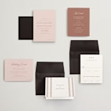 "Charleston" - Wedding Invitations in Blush by Megan Davis - Invitation Suite