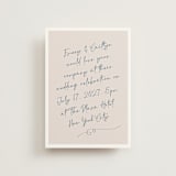 "Ink scribble" - Wedding Invitations in Champagne by Adelyn T. - Front