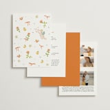 "Giardino" - Wedding Invitations in Flame by Pati Cascino - Back of Card Options
