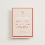 "Racquet" - Wedding Invitations in Verona Sunset by Megan Davis - Front
