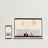 "Party On!" - Wedding Invitations in Sangria Spark by Zove Ahhh - FREE Wedding Website