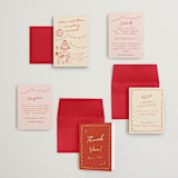 "Party On!" - Wedding Invitations in Sangria Spark by Zove Ahhh - Invitation Suite