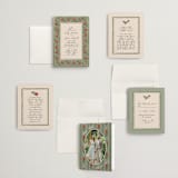 "Wedding Tapestry" - Wedding Invitations in Coral Fern by Chris Griffith - Invitation Suite
