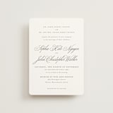 "From This Moment On" - Wedding Invitations in Classique by Design Lotus - Front