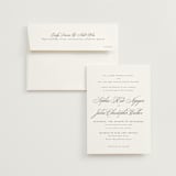 "From This Moment On" - Wedding Invitations in Classique by Design Lotus - Invitation with Envelope