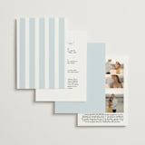 "Coast" - Wedding Invitations in Ocean by Kelly Schmidt - Back of Card Options