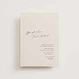 "kinkaid" - Wedding Invitations in Ivory by Carolyn Nicks - Front