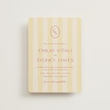 "palmetto" - Wedding Invitations in Lemon by Ellen Schlegelmilch - Front