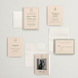 "Scripted" - Wedding Invitations in Emerald by Creo Study - Invitation Suite