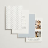 "melihrolo" - Wedding Invitations in Powder Blue by chocomocacino - Back of Card Options