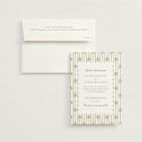 "Summer Fields" - Wedding Invitations in Petal by Lisa Joanna Harrison - Invitation with Envelope