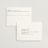 "Sophistique" - Wedding Invitations in Linen by Cindy Reynolds - FREE Recipient Addressing