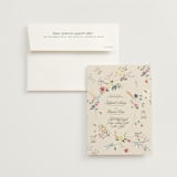 "whimsey floral" - Wedding Invitations in English Garden by Phrosné Barwood - Invitation with Envelope