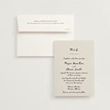 "simple monogram" - Wedding Invitations in Lace by Cass Loh - Invitation with Envelope