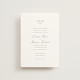 "signature monogram" - Wedding Invitations in Sage by Sara Hicks Malone - Front