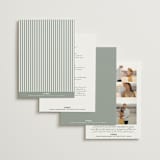 "signature monogram" - Wedding Invitations in Sage by Sara Hicks Malone - Back of Card Options