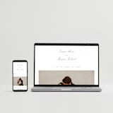 "signature monogram" - Wedding Invitations in Sage by Sara Hicks Malone - FREE Wedding Website