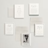 "signature monogram" - Wedding Invitations in Sage by Sara Hicks Malone - Invitation Suite