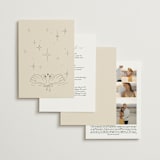 "The Swan" - Wedding Invitations in Buttercream by Helena Vitto - Back of Card Options