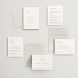 "Leighton" - Wedding Invitations in Lakeshore Blue by Jennifer Postorino - Invitation Suite