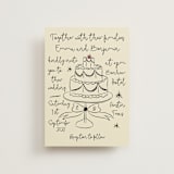 "Modern Love" - Wedding Invitations in Champagne by Helena Vitto - Front