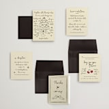 "Modern Love" - Wedding Invitations in Champagne by Helena Vitto - Invitation Suite