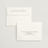 "French Whimsy Script" - Wedding Invitations in Champagne by Wallace Design Co. - FREE Recipient Addressing