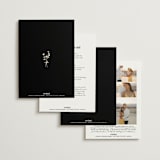 "Elegant and Formal" - Wedding Invitations in Sunshine by Jen Ramsey - Back of Card Options