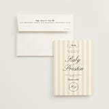 "Elegant and Formal" - Wedding Invitations in Sunshine by Jen Ramsey - Invitation with Envelope