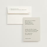 "Editorial" - Wedding Invitations in Forest by Bethan - Invitation with Envelope