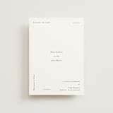 "Tuscany" - Wedding Invitations in Ink by Blustery August - Front