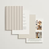 "Let's Say I Do" - Wedding Invitations in Ivory by Petra Kern - Back of Card Options