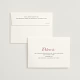 "Victorian Chic" - Wedding Invitations in Garnet by Morgan Kendall - FREE Recipient Addressing