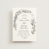 "Forget Me Nots" - Wedding Invitations in Violet by Jenna Holcomb - Front