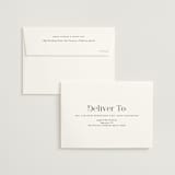 "Embellished Note" - Wedding Invitations in Tuxedo by tuldok - FREE Recipient Addressing