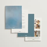 "Porcelain" - Wedding Invitations in Delft Blue by Ashley DeMeyere - Back of Card Options