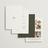 "Cottonwood" - Wedding Invitations in Ravello by Anne Ciotola - Back of Card Options