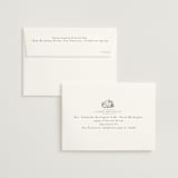 "Countryside Villa" - Wedding Invitations in Noir by Shiny Penny Studio - FREE Recipient Addressing