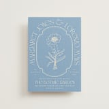 "Flora Arch" - Wedding Invitations in Cerulean by Baumbirdy - Front
