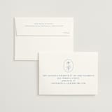 "Flora Arch" - Wedding Invitations in Cerulean by Baumbirdy - FREE Recipient Addressing
