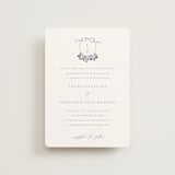 "Be With You" - Wedding Invitations in French by Design Lotus - Front
