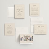 "Love Story" - Wedding Invitations in Mocha by Jennifer Postorino - Invitation Suite